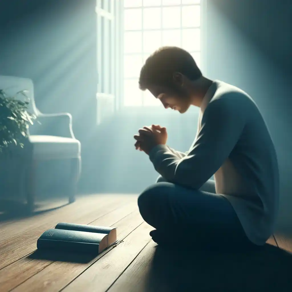 Suasana reflektif setelah mendengarkan Firman Tuhan, menggambarkan kedalaman spiritual dan komitmen
