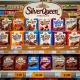 Gambar Silverqueen di rak supermarket Indomaret, menampilkan berbagai ukuran dan rasa.
