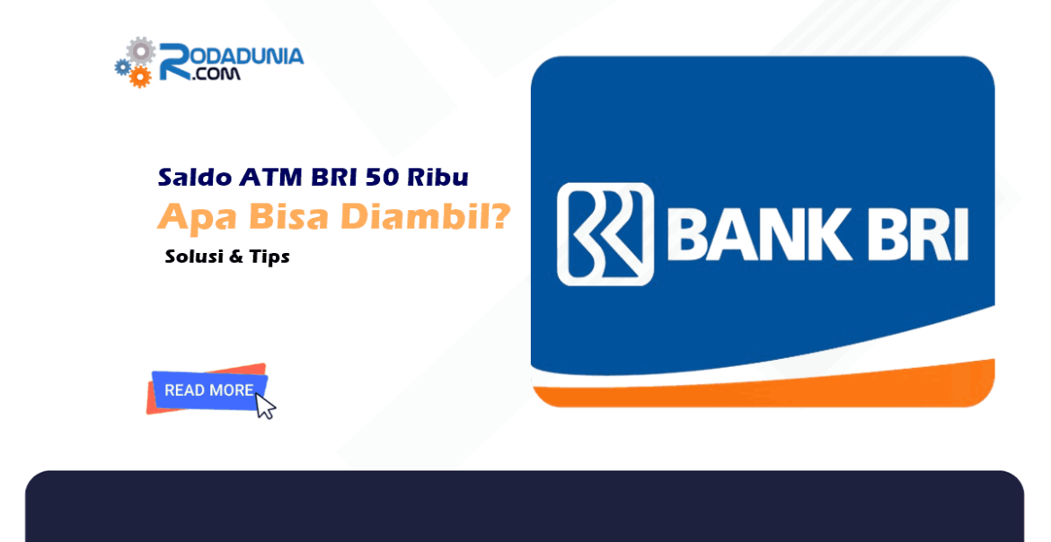 saldo atm bri 50 ribu apa bisa diambil