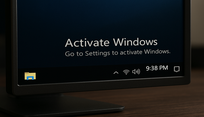 Cara Menghilangkan Watermark “Activate Windows” dengan CMD